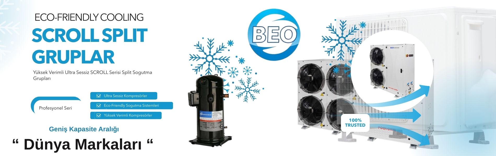 scroll split soğutma grupları